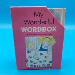 Vintage My Wonderful Wordbox Reader's Digest Mothercare 5 Book Set 1989